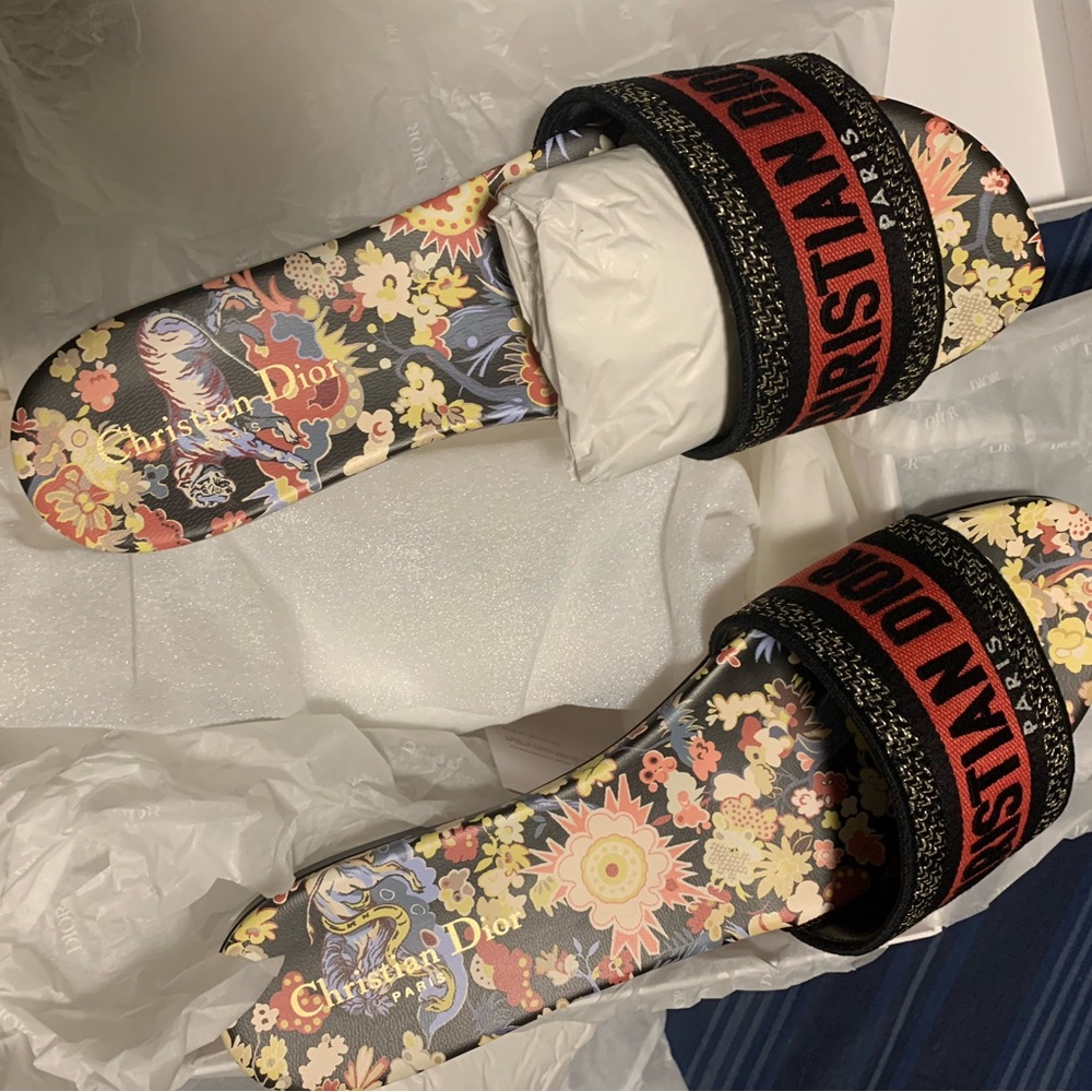 Dior Dway Slides, size 42.